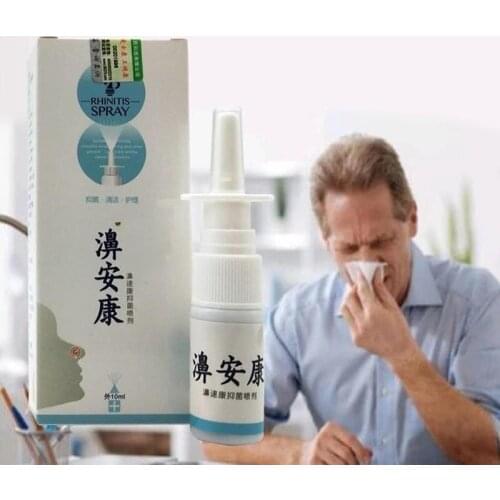 10ML Natural Herbal Medicine Rhinitis Nose Spray Chronic Sinusitis Herbal Nasal Drops For Nose Health Care Rhinitis Treatment