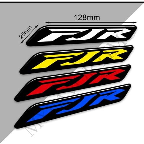 For Yamaha FJR1300 FJR 1300 Tank Pad Protector Fairing Emblem Logo Trunk Aluminium Cases Stickers 2016 2018 2017 2019 2020 2021