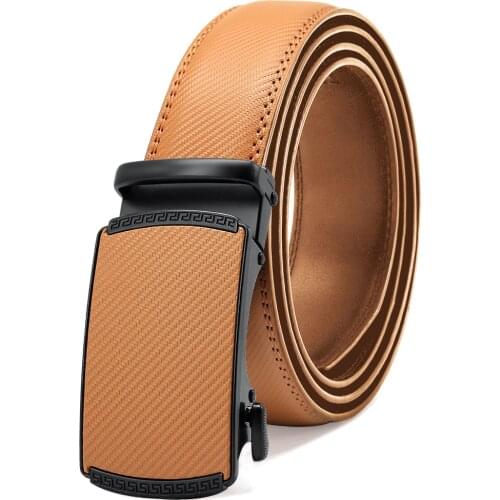 DOOPAI 2021 Famous Brand Belt Men Top Quality Genuine Luxury Leather Belts For Men Strap Male Metal Automatic Buckle Men belts