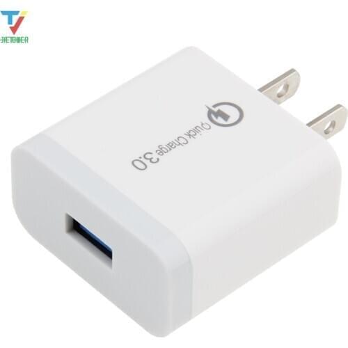 USB Wall Charger Adapter QC3.0 Quick Charge US Plug for Samsung S9 Xiaomi Mi Mix 3 Fast Charging for Huawei 300pcs/lot