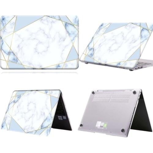 Blue Geometric Pattern Anti-slip Laptop Case For MateBook 13/13 AMD Ryzen/14/D14/D15/X 2020/X Pro/Pro 16.1/Honor MagicBook 14/15