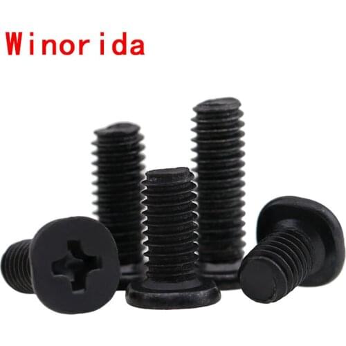 CM Thin Head Screw Thin-edge Large Flat Head Screw Flat-head Screws Round Flat Head Screw M2-M4 200PCS