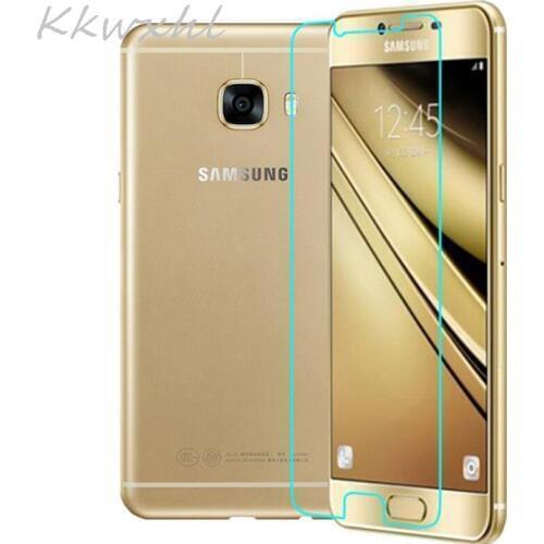 Smartphone 9H Tempered Glass for Samsung Galaxy C7 C7000 GLASS Protective Film Screen Protector cover