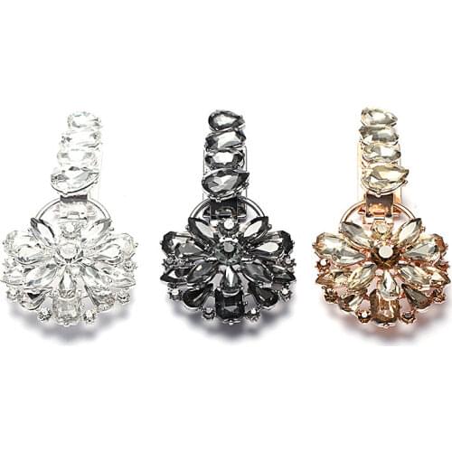 1pcs Good Glass Fur buttons, coat buttons. Rhinestone buckles Sewing Mink coat