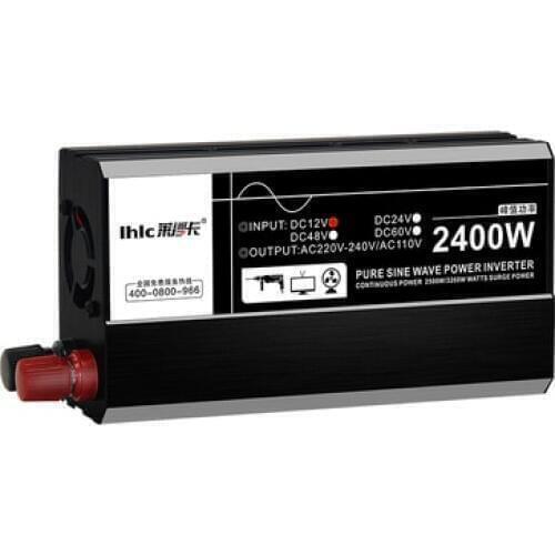 2000W3000W6000W7000W Pure Sine Wave Inverter 12V24V48V60V To 220V Automotive Solar Home