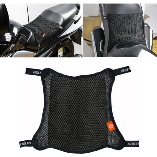 Motorcycle Seat Cushion Seat Cover Breathable 3D Mesh Net Breathable Anti-Skid Moped Cushion Cover Motorcycle Accesories