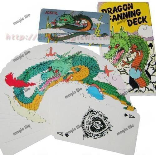 Dragon Fanning Deck 4 color Very Visual & Unusual Card Deck magic tricks magic props magic toys