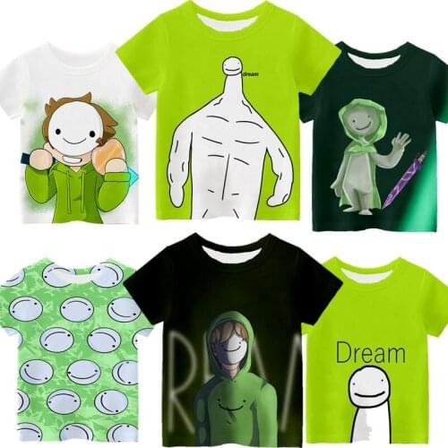 Childrens New Dreamwastaken 3D T shirt Boys Girls Tshirt Harajuku Short Sleeve Teenager Tees Tops Dream Print Summer T-shirts