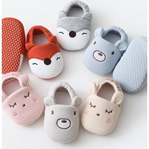 Cotton Baby Socks Cartoon Newborn Cute Socks Anti Slip Floor Socks for Children Baby Boy Girl Infant Socks Autumn Winter Socks