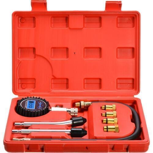Car Motorcycle Engine Cylinder Compression Tester Pressure Gauge Tool Accessories for Compressometer Car Tools