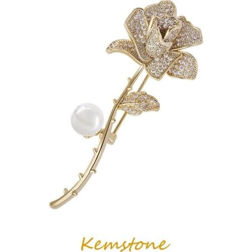 Винтажные броши на одежду Kemstone China At AliExpress
