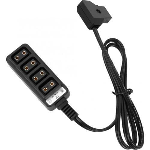Photo studio Kits Photography Power Supply Camera 1 to 4 D-Tap Splitter Cable Male Plug to 4 Female Socket Board foto studio