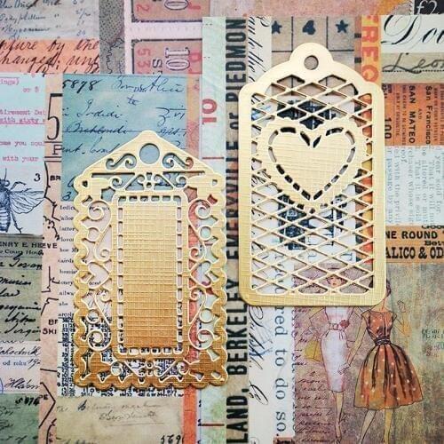 KSCRAFT Label Metal Cutting Dies Stencils for Scrapbooking/photo album Decorative Embossing Paper Cards