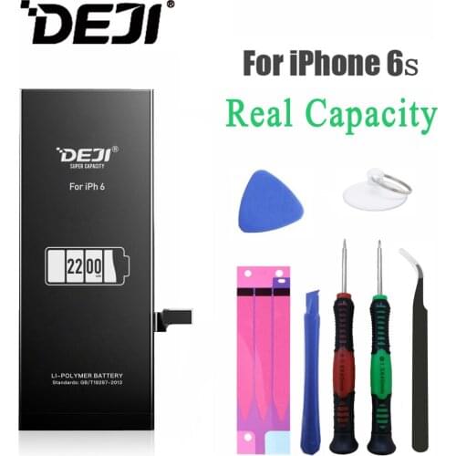 DEJI Original Lithium Battery For iPhone 6 battery 6s 6sp 7g 7P Replacement fresh battery Real High Capacity