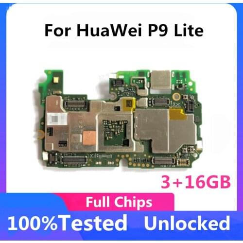 Motherboard for Huawei P9 Lite original unlocked for Huawei P9 Lite 3+16GB Logic Board with full chips mainboard full tested