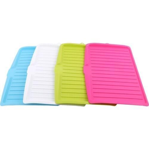 Bowl Cup Drainer Dishes Sink Drain Plastic Tray Cutlery Filter Plate Storage Shelving Rack Drain Board Portable Kitchen Tools