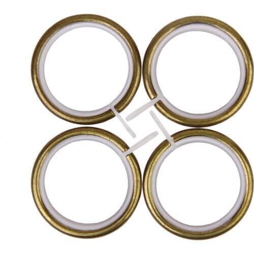 Set Of 10Pcs Metal Curtain Drapery Rings With Eyelets 35mm Inner Diameter