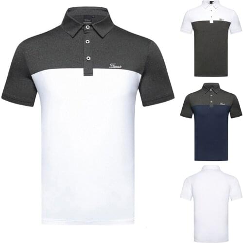 Golf clothing mens T-shirt short sleeve outdoor sports quick drying breathable Polo Shirt golf wear Top
