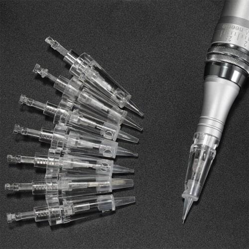 Jilong T6 1P Cartridge Needle For JiDragon Eyebrow Tattoo Permanent Makeup Machine MTS