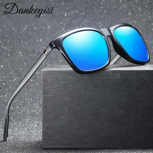 DANKEYISI Polarized Sunglasses Men Women Driving Square Vintage Sunglasses Male Goggle UV400 Gafas De Sol Fishing Eyeglasses