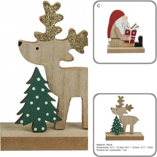 Eye-catching 3 Styles Pretty Lovely Xmas Desktop Decorations for Home
