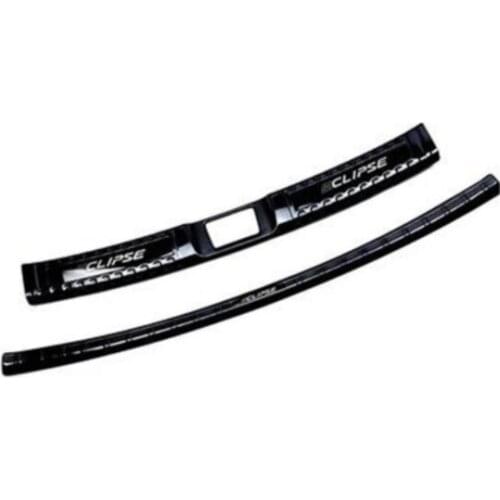 Stainless steel Car Rear Bumper Protector Sill Trunk Rear guard Tread Plate Car styling for Mitsubishi Eclipse Cross 2018 2019