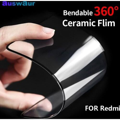 Anti-breaking Edge Ceramic Film Full Cover for Xiaomi Redmi Note 9 8 7 6 9S 10 Pro Max Screen Protector for Redmi 8A 7A 9A 8T