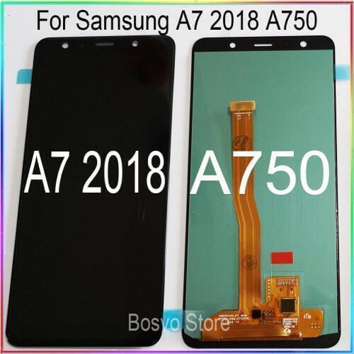 For Samsung A7 2018 A750 LCD Screen display with touch Digitizer assembly