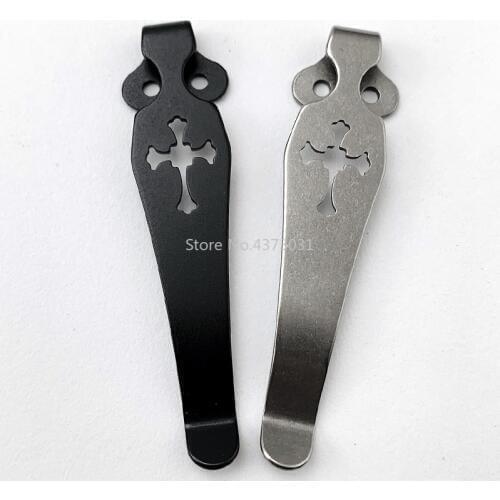 1piece Titanium Pocket Knife Clip Kydex Back Clips Waist Clip for C81 C10 C11 Folding Knife Back Clips