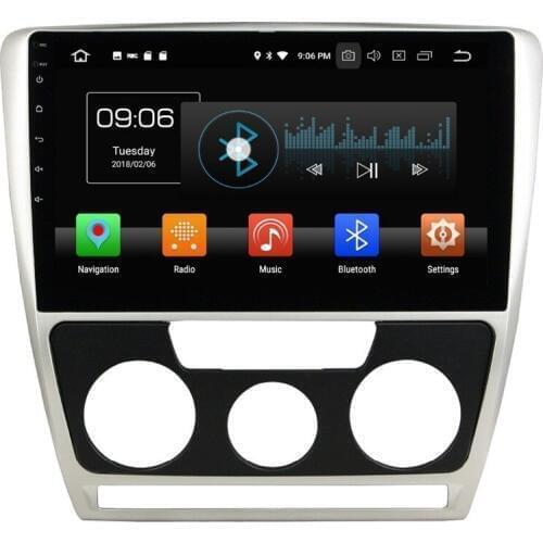 1024*600 10.1" Android 8.0 Car DVD GPS Navigation for Skoda Octavia 2007-2009 4GB RAM Radio Bluetooth WIFI USB 32GB ROM+Can bus