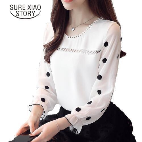 New Arrived 2021 Spring Blouse Women Fashion Clothing Female Long Sleeves Shirt Office Lady Slim Tops Bottoming D383 30