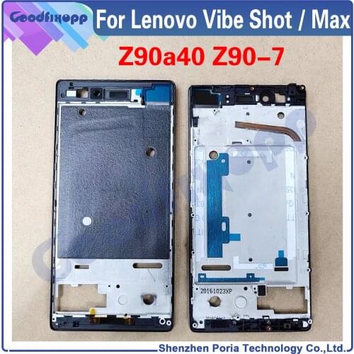 For Lenovo Vibe Shot / Vibe Max Z90a40 Z90-7 Media Case Front Frame Screen Frame Middle Bezel Frame LCD Screen Frame