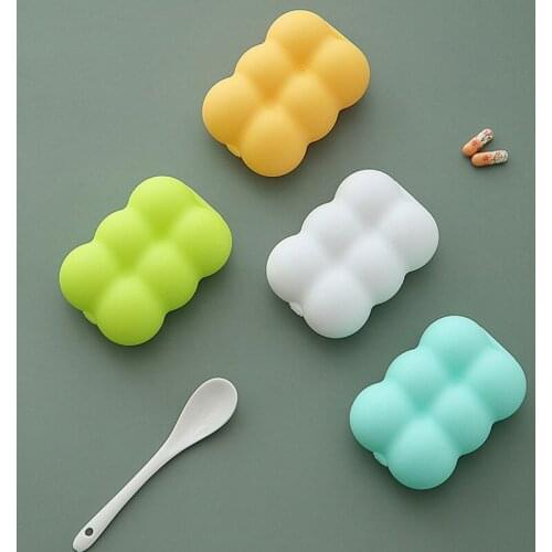 Storage Box Multi Purpose 6 Grids PP Plastic 1Pcs Mini for Household Medicine Boxes Portable Independent Lattice