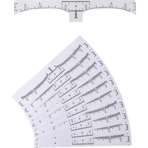 Reusable Semi Permanent Eyebrow Stencil Makeup Microblading Measure Tattoo Ruler Tools,Eyebrow Stencil