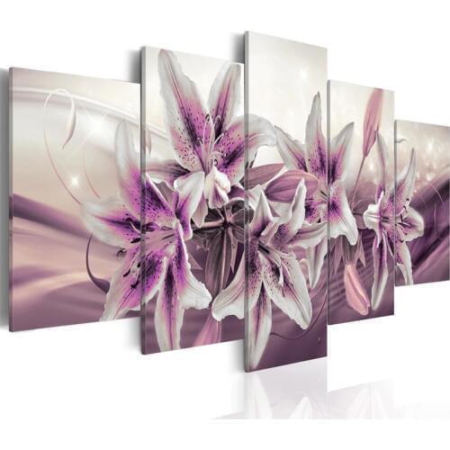Wholesale Home Decorative Wall Decor Flower series Painting Art Silk Picture wall pictures for living room PJMT-B (601)