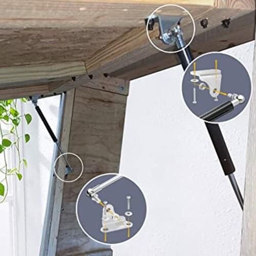 Cabinet Hinges Furniture Gas Spring Kitchen Cupboard Door Lift Support Lid Stays Soft Close Open Cabient Hardware