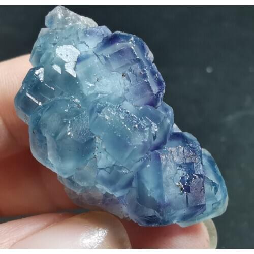 18.3gNatural green blue fluorite, crystal mineral crystal specimen