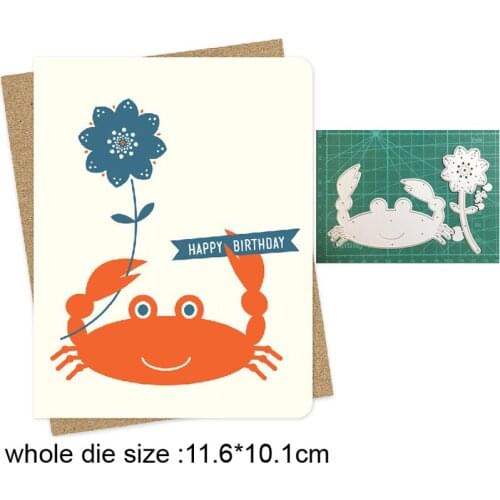 Craft dies metal cutting dies cut die mold Big Animal Crab Scrapbooking dies craft paper knife mould blade punch stencils dies