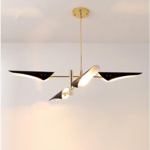 Postmodern Metal Industry Style Slope Designer Model Room Living Room Restaurant Studio Villa Fashion Chandelier