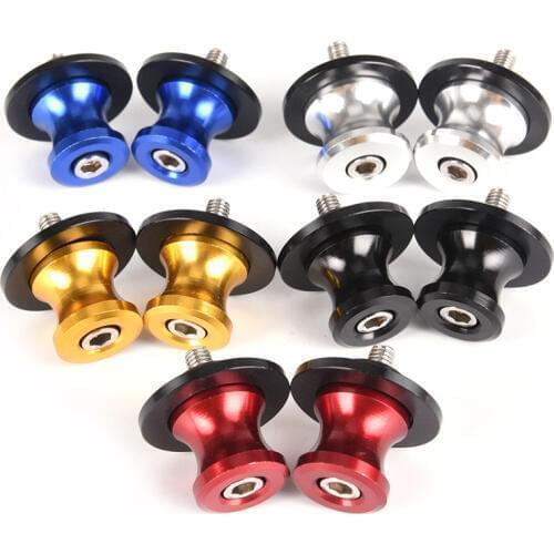 2pcs/lot Universal Motorcycle Accessories Parts Swingarm Spool Sliders 6mm Swing Arm Spools Sliders Hot