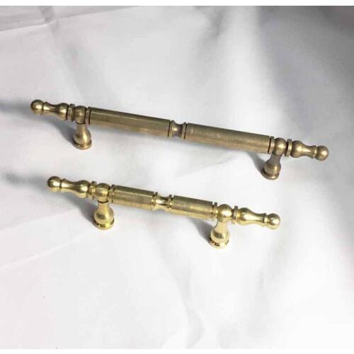 COTOM 1PCS solid brass sliding door cabinet handles closet kitchen knob drawer kitchen pulls furniture hardware