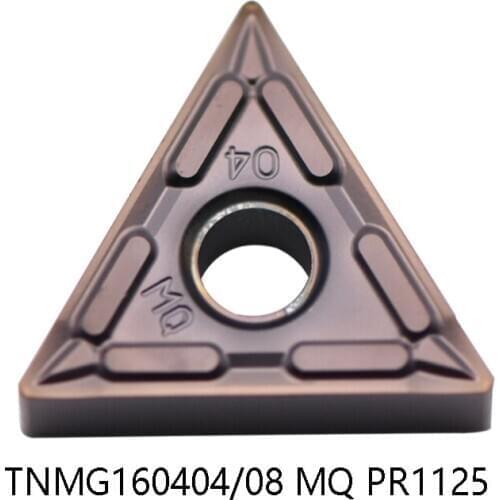 100% Original TNMG 160404 160408 TNMG160404MQ TNMG160408MQ PR1125 TNMG160404 TNMG160408 MQ Carbide Inserts Lathe Cutter CNC