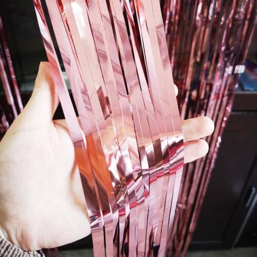 2M/3M Rainbow Background Foil Curtains Baby Shower Birthday Party Decorations Kids Adult Bachelorette Party Wedding Decorations