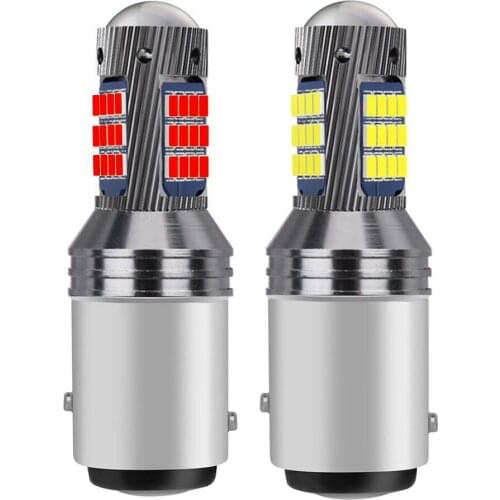 2PCS New 1157 P21/5W BAY15D Super Bright LED Car Tail Brake Bulbs Turn Signals Auto Rear Fog Lamps Daytime Running Light