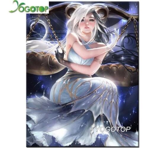 DIY Diamond Painting square round Cross Stitch people Chinese zodiac signs Scorpio 5d mosaic Diamond Embroidery hobby art YY2860