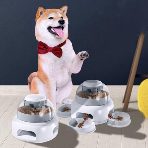 Dog Slow Eating Non Slip Durable Puzzle Container ABS Feeder Dish Pet Supplies Non-slip Pet Slow Container with Button