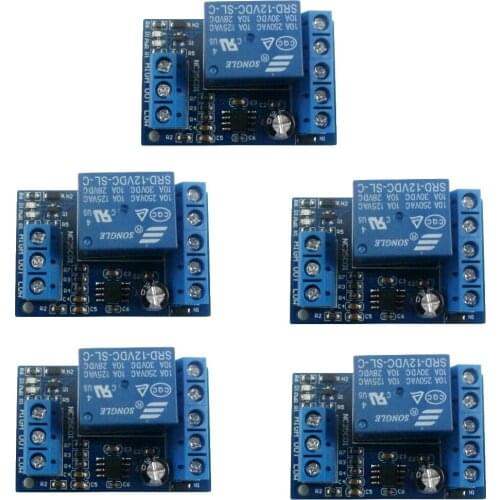 5x DC 12V NC25C01 Automatic Water Liquid Level Pumping & Pouring Controller Relay Switch Module for Fish tank Motor