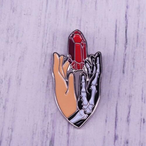 The Sorcerers Stone In Both Hands Enamel Pin Fandom Collection Badge Brooch