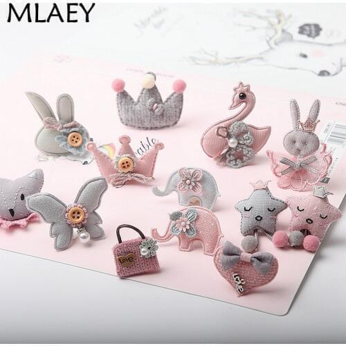 MLAEY 4PCS/Lot Lace Flowers Patch Cute Hand Made Lace Fabric Dress Socks Hair Hoop Decorate Garment Accessories Lace Trim 19616