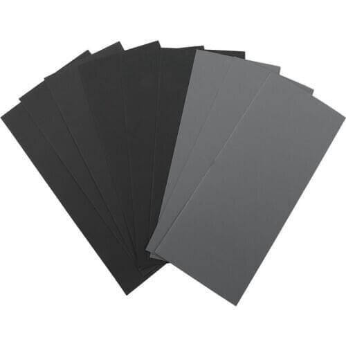 HOT-9 Pcs 3000 5000 7000 High Grit Wet And Dry Sandpaper Assortment Drywall Sanding Paper 9 X 3.6 Inch For Car Paint Auto Body A